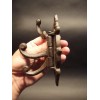 Antique Vintage Style Cast Iron Wall Hook Swivel Folding Coat