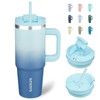 BJPKPK Tumbler With Handle 30 oz Stainless Steel Insulated Tumbler