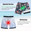 Suwangi Men's Swim Trunks Double Layer Beach Shorts Quick Dry