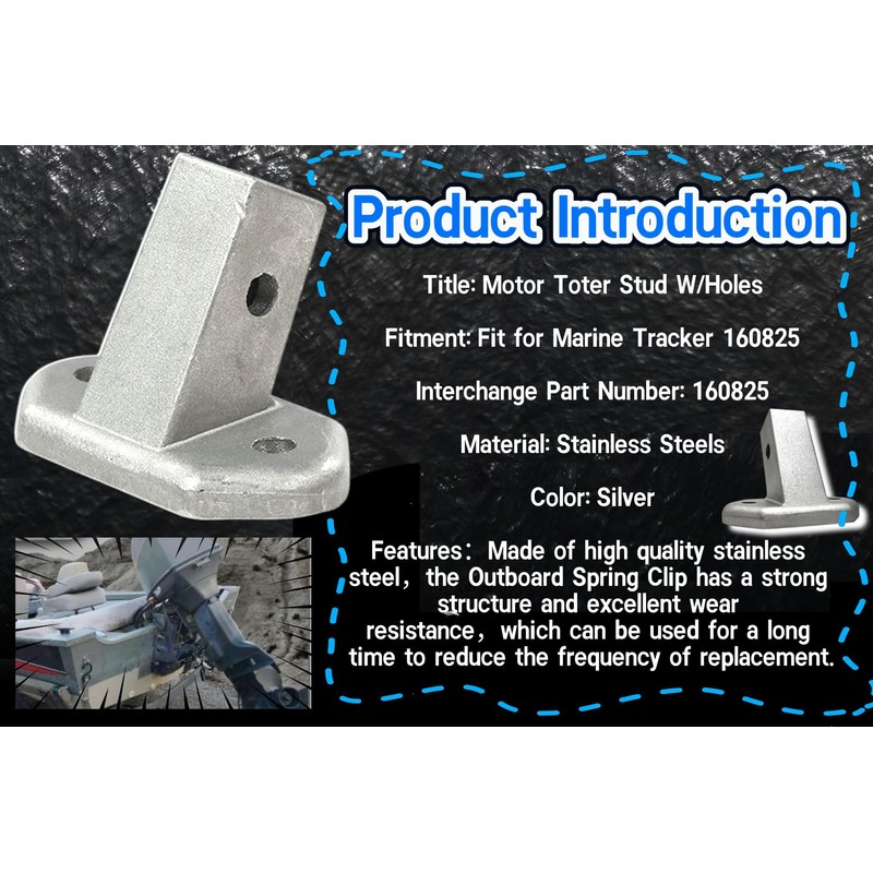 Heavy - Duty Motor Toter Stud with Holes - Built