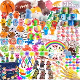 Yutin Party Favors Goodie Bags Stuffers for Kids Prize Treasure Box Toys for Classroom Rewards, Pinata Egg Fillers Small Fidget Bulk Birthday Gift Bags for Boys Girls 4-8 8-12 3-5