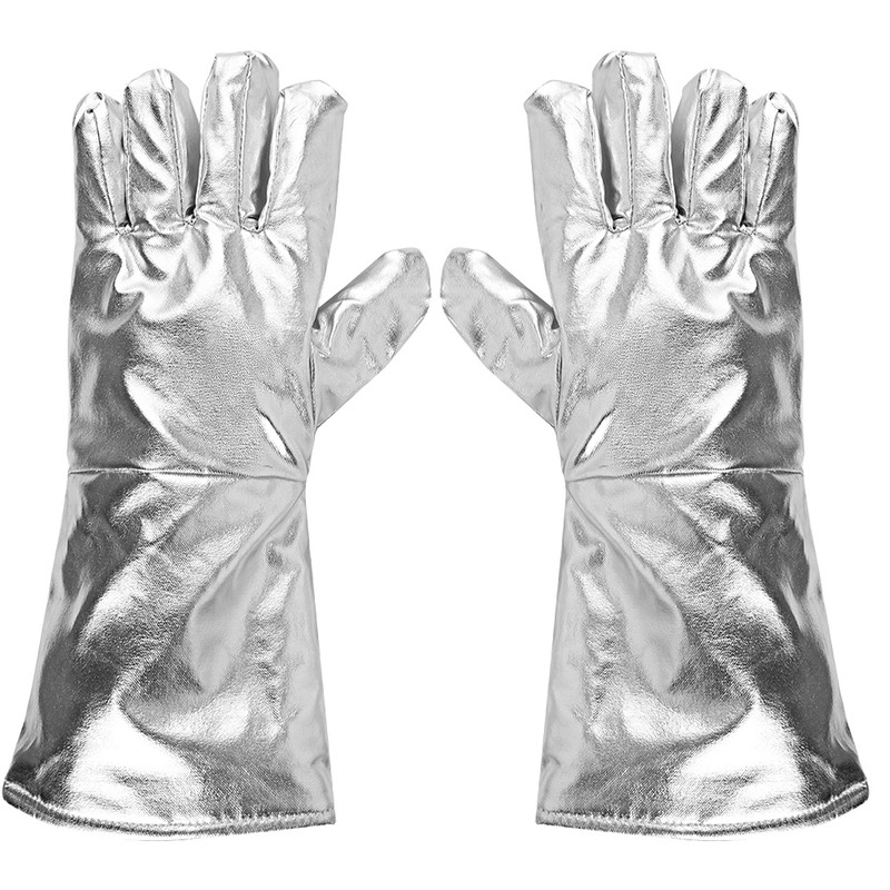 700℃ High Temperature Resistance five Finger Thick Gloves Radiation Resistant