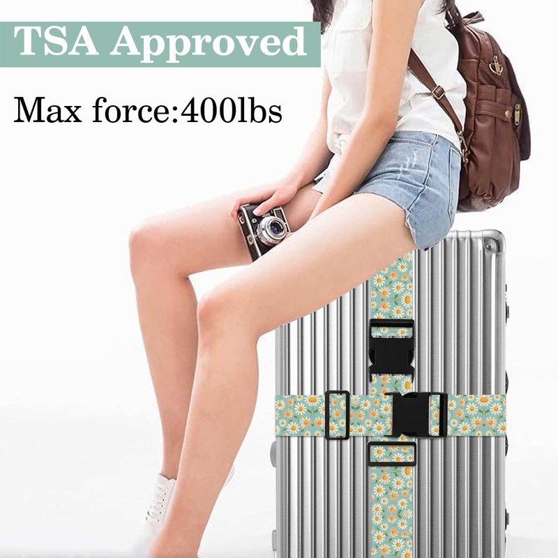 Luggage Straps for Suitcases TSA Approved, Luggage Identifiers for Suitcase,