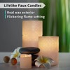 FURORA LIGHTING Pink Rome Real Wax LED Candles with Remote