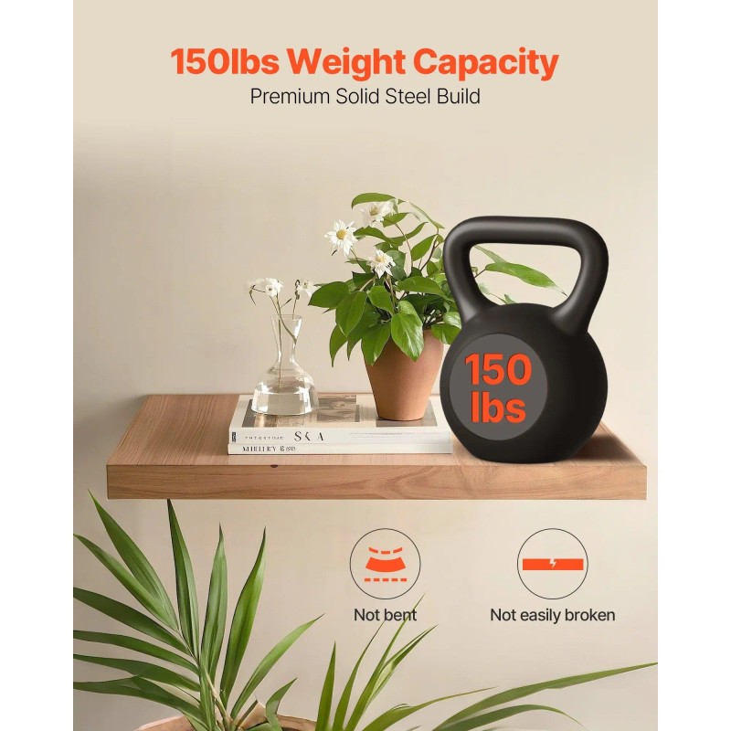 2 Pcs 22x2.5 Inch Heavy Duty Floating Shelf Wall Storage