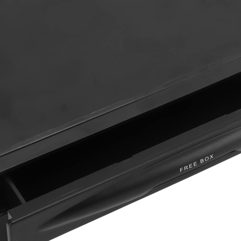 Car Stereo Storage Box, Car Radio Bottle Holder Universal Black