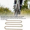Mountain Bike Chain 10 Speed High Carbon Steel Gold Hollow