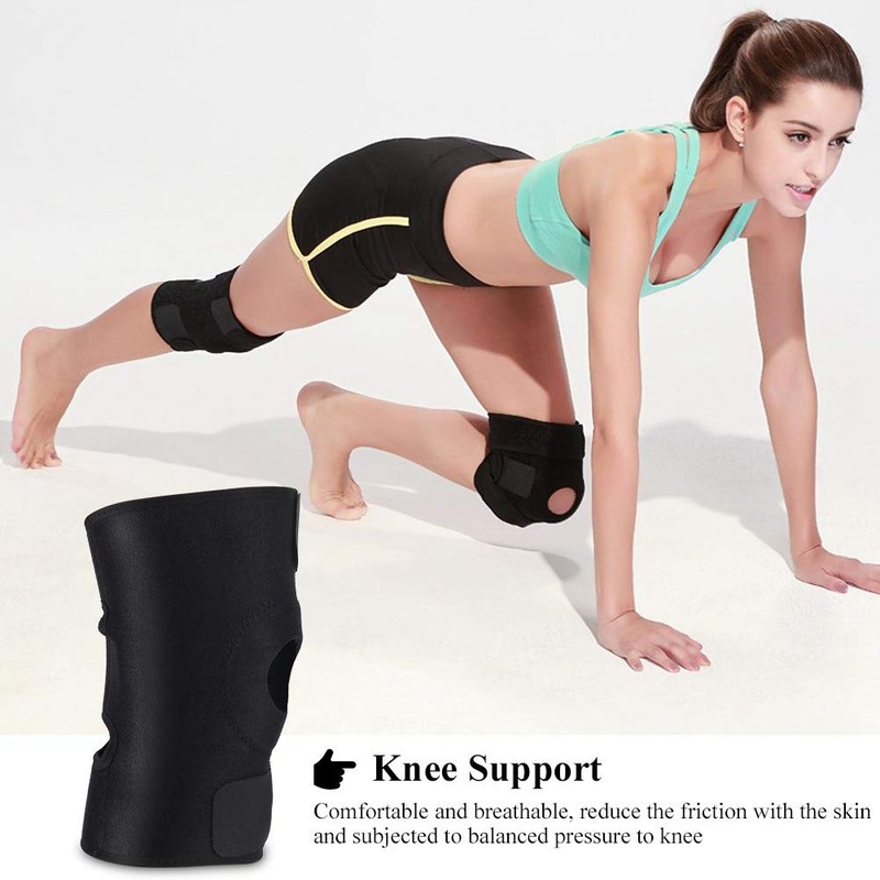 Knee Support Brace Breathable Neoprene Adjustable Velcro Straps with Velcro