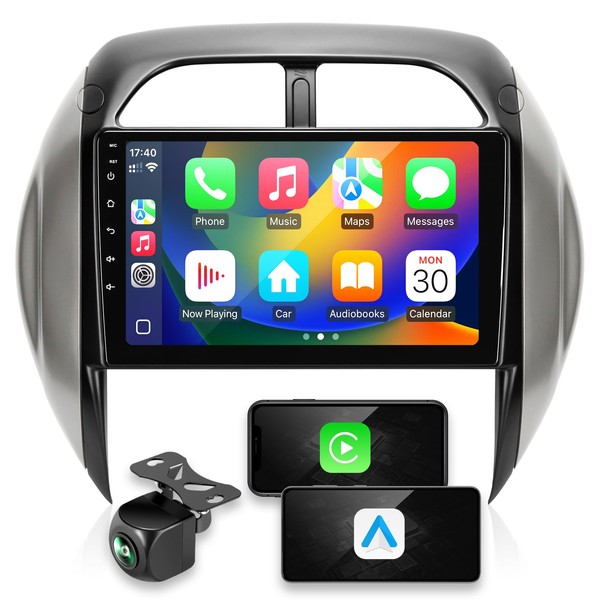 Crownyu for Toyota RAV4 Radio Compatible with Wirelessly Carplay Android
