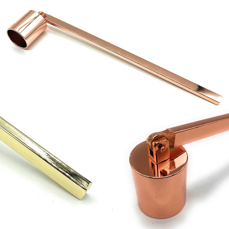 A-CRAFT Candlestick Snuffer, Stainless Steel, Free-Angle (Gold)