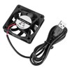 2Pcs 60mm Fan 2.36in USB Brushless Cooling DC 5V 60mm