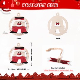 2024 Jingle My Bell Christmas Ornament, Funny and Naughty Gag Gift for Adults, Inappropriate 3D Wooden Christmas Ornament, Dirty Santa Gift, Funny Christmas Ornaments for Gift Exchange