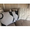 Handmade Pillow Covers 18x18 Decorative Square Printed Cotton Two-Sided Cat