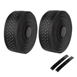 GORIX Road Bike Bar Tape (GX-063BD) Bicycle Non-slip Shock Absorption Black x Gray