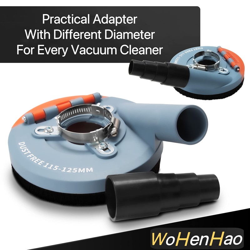 Wohenhao Dust Shroud for Angle Grinder 4.5-5 inch + 2