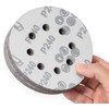 YoiYee 240 Grit Sanding Discs Pads, 8 Holes, 125mm/5-inch Hook