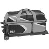 BSI Dash Triple Roller Bowling Bag with Smooth Rolling Wheels,
