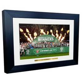 Kitbags & Lockers 12x8 A4 Newcastle United F.C. Carabao Cup Winners 2025 Isak Gordon Trippier Joelinton Lascelles Wilson Photo Photograph Picture Frame Soccer Gift