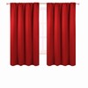 LEMOMO Red Blackout Curtains/42 x 63 Inch/Set of 2 Panels