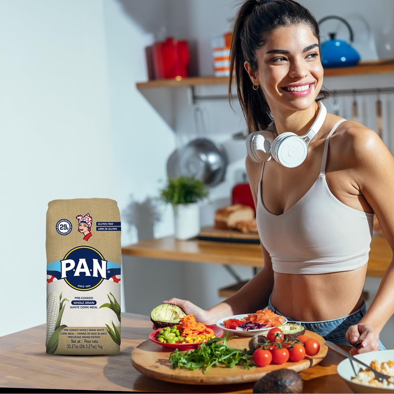 P.A.N. Whole Grain White Corn Meal – Pre-cooked Gluten Free