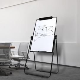 Dry Erase Board with Stand - Double Sided 28"x40" Portable Writing Whiteboards, Height Adjustable & 360° Rotating U Stand Magnetic Whiteboard for Home, School, Restaurant & Presentation