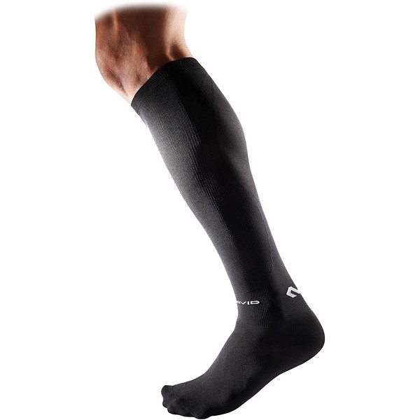 McDavid Shock Doctor Compression Socks Calf Shin. (1 Pair) Pain Relief, Recovery, Shin Splints, Achilles Tendon Stability and Support. For Running, Football, Basketball and more