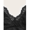 MakeMeChic Women's Halter Top Y2K Lace V Neck Ruched Low