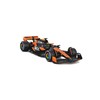 Bburago 1:43 2024 Race McLaren MCL38 with Helmet, Norris #4