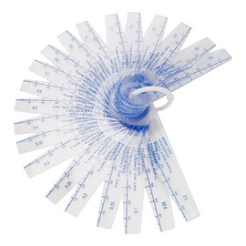 XIAOJUN Plastic Feeler Gauge Metric from 0.05mm to 3mm 21 Sheets