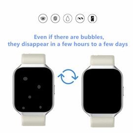 MIHENCE Screen Protector for P98 / P99 1.96" Smartwatch, TPU HD Protective Film Compatible for QCOQ P98 / CASCHO P98 / taopodo P98 / Motast P99 / Togala P99 1.96'' Smart Watch (6 PCS)