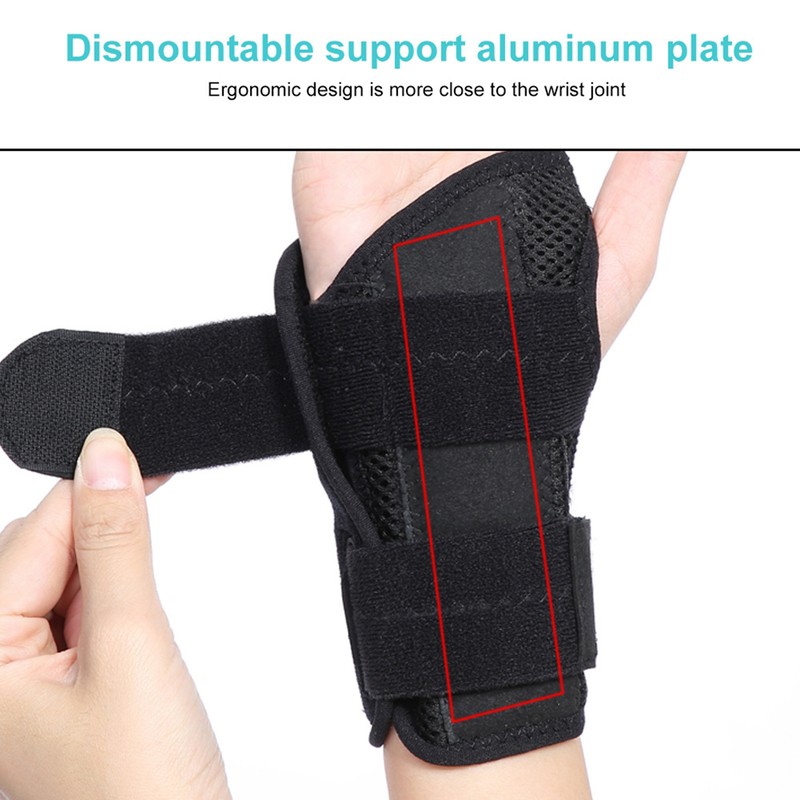 Adjustable Breathable Wrist Brace Hand Support Fracture Ligament Injury Arm