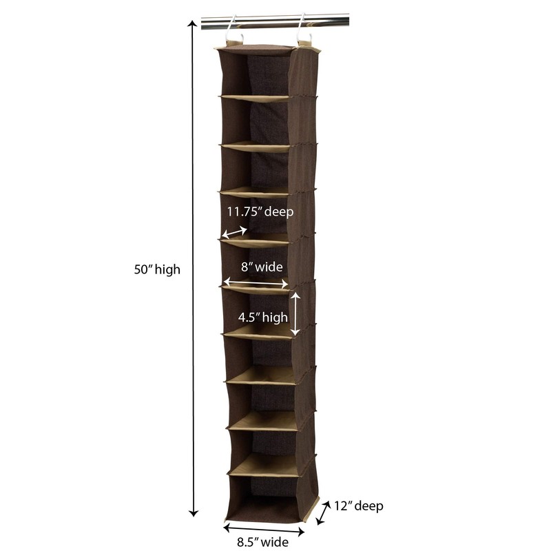 Household Essentials 66032 Hanging Shoe Storage Organizer for Closets |