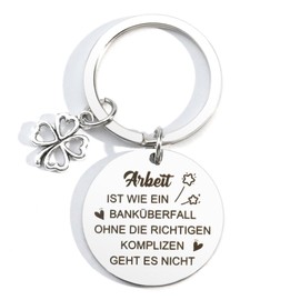 Gift Colleague, Colleague Gift, Best Colleague Gift, Gifts for Colleagues, Small Gifts, Colleagues, Christmas, Key Ring Gifts for Colleagues, Keyring Colleague, silver