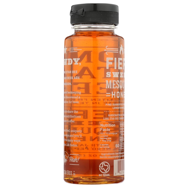 Lone Star Bee Co. Fiery Mesquite Honey, 12 OZ