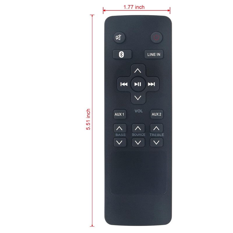 RTS7010B Replaced Remote Control fit for RCA Sound Bar RTS7010B-E1