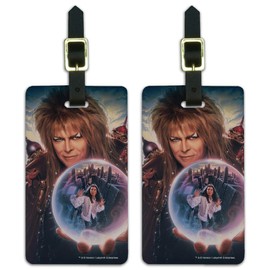 Labyrinth Crystal Ball Goblin King Luggage ID Tags Cards Set of 2