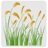 FINGERINSPIRE Reed Grass Stencils 30 x 30 cm Cattail Leaves