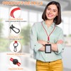 PATIKIL 44cm Neck Lanyard with Hook, 2 Pcs Adjustable Long