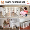SFJC Freestanding Indoor Dog Fence for The House, Doorways, Hallways,or