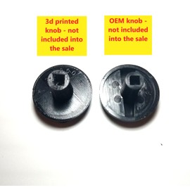 Replacement knob switch run choke for Wen 2000 and 2350 watts inverter generator and compatible screw - new 3d printed part