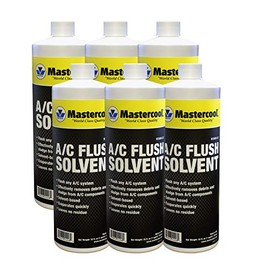 Mastercool 91049-32-6 Black/Yellow Flush Solvent, 6 pack (32 oz)