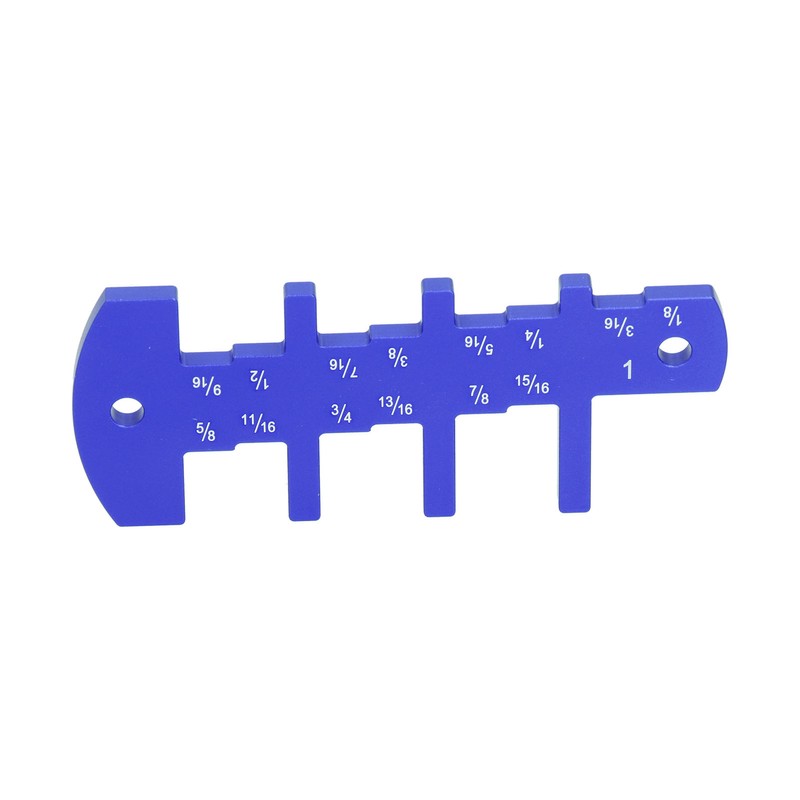 Router Depth Gauge Tool Imperial Height Measurer Template DIY Woodworking