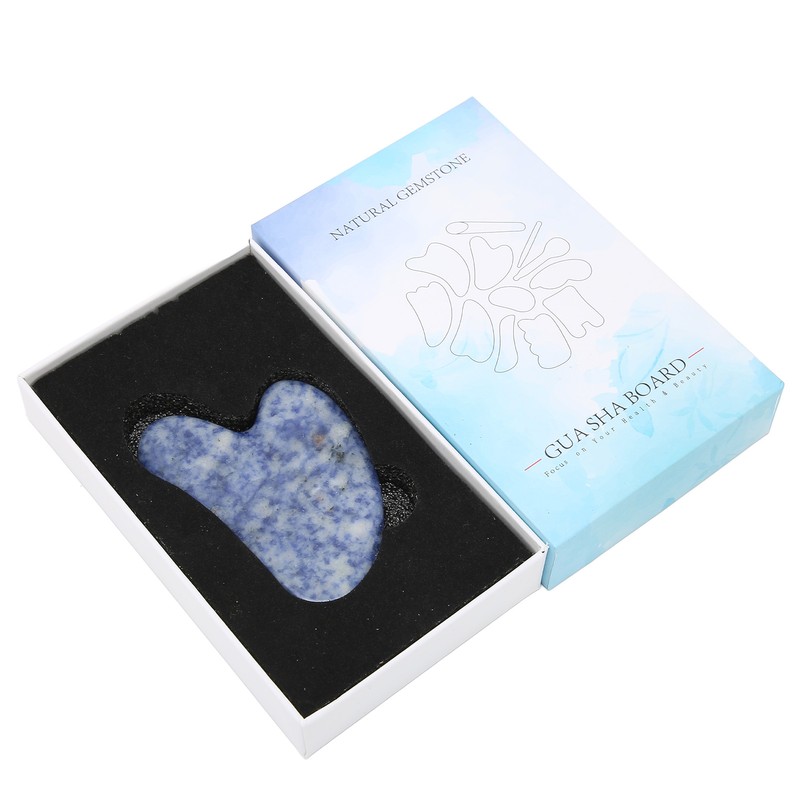 Multifunction Gua Sha Board Heart Shaped Smoothing Surfaces Facial Body