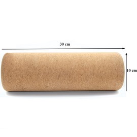 molti Yoga Cork Roller Fascia Roller 30 x 10 cm Massage Roller Fitness Roller Back Roller Wheel for Stretching Roller for Yoga Massage Gymnastics Balance Boards