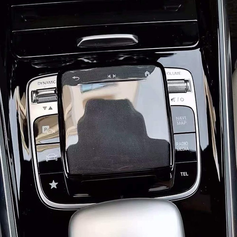 SHIFENG Black Soft TPU Touch Pad Protector for Car Center