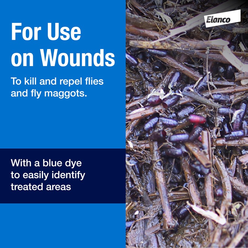 Catron IV, Animal Wound Spray, Controls Flies, Fly Maggots and