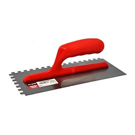 Nespoli N0M182410D Trowel USA Handle Red 12x28cm Tooth 10mm