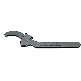 Stahlwille 12910-1 GR.1 Adjustable Hook Spanner, 0.8 - 1.7 inches (20 - 42 mm)