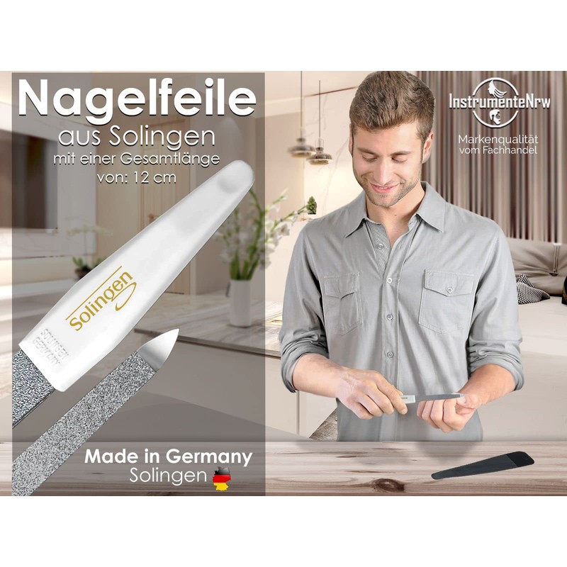 Solingen Nail File Manicure Sapphire Nail File Made in Germany