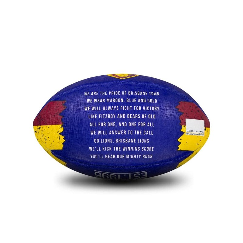 Sherrin AFL Brisbane Lions Song Football, Size 2